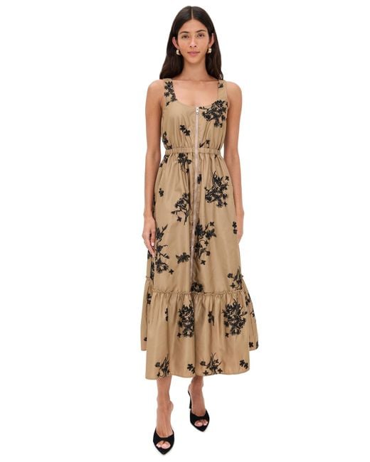 Cinq À Sept Natural Wildflower Whimsy Vernetta Dress