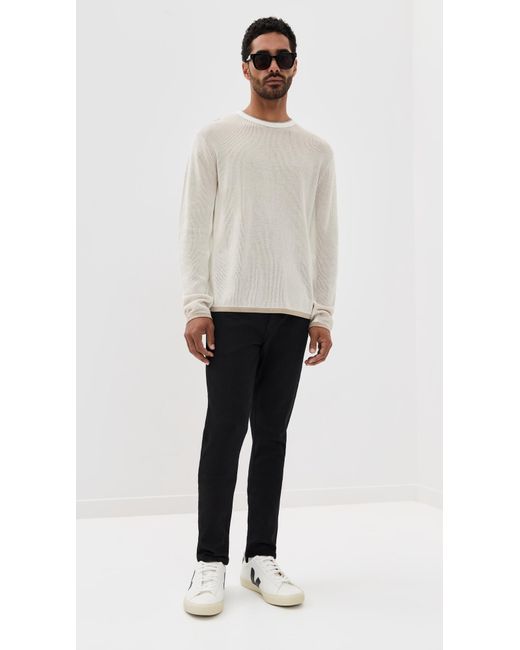 Rag & Bone White Harvey Crew for men