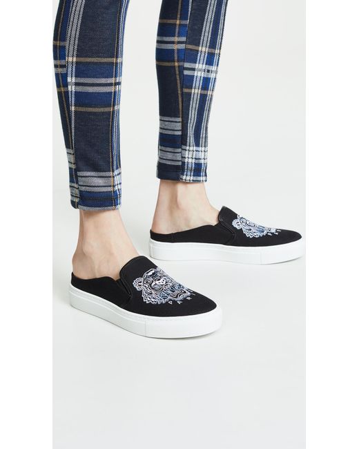 KENZO K-skate Mule Sneakers in Black | Lyst