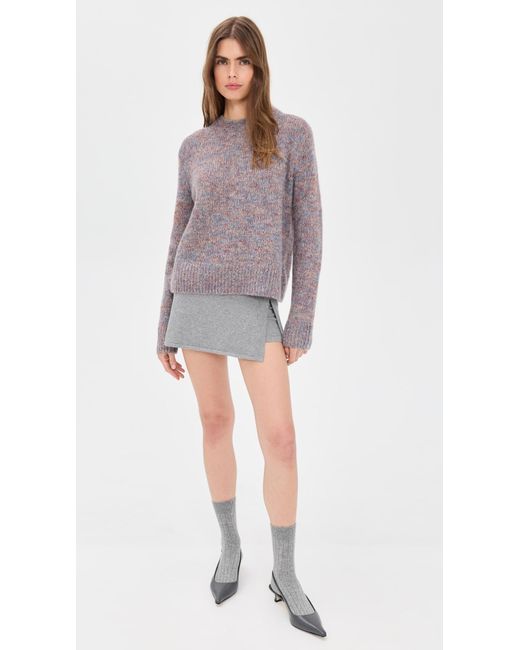 Vince Purple Marled Crew Neck