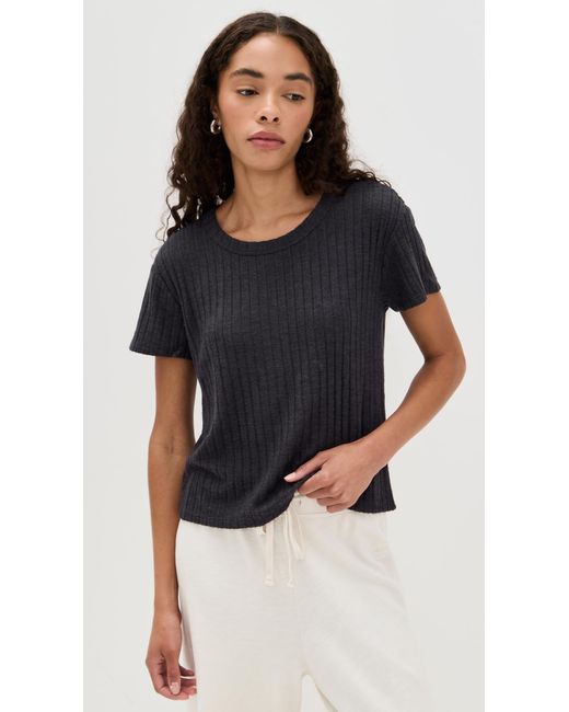 Z Supply Black Kara Rib Tee