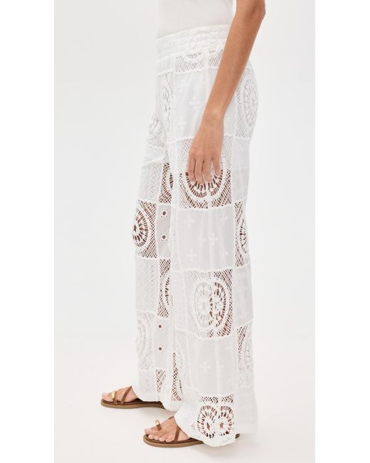Line & Dot White Biva Pants