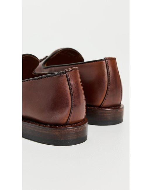 Allen Edmonds Brown Randolph Tassel Loafers for men