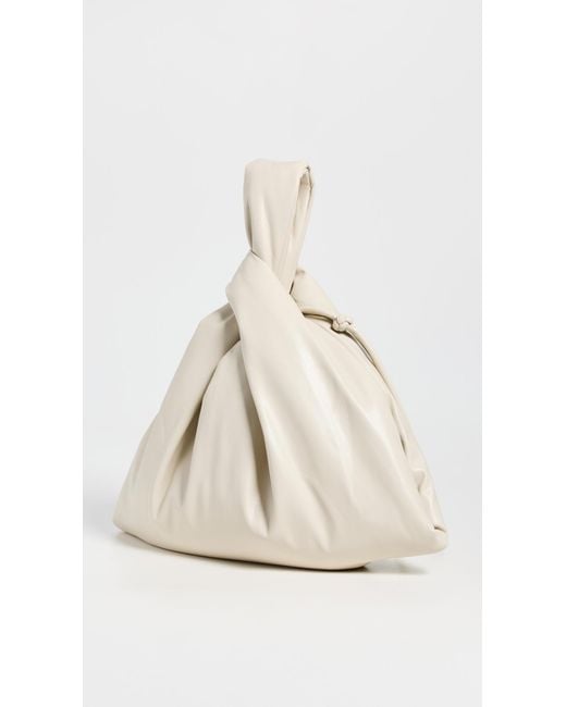 Nanushka White Jen Drawstring Large Bag