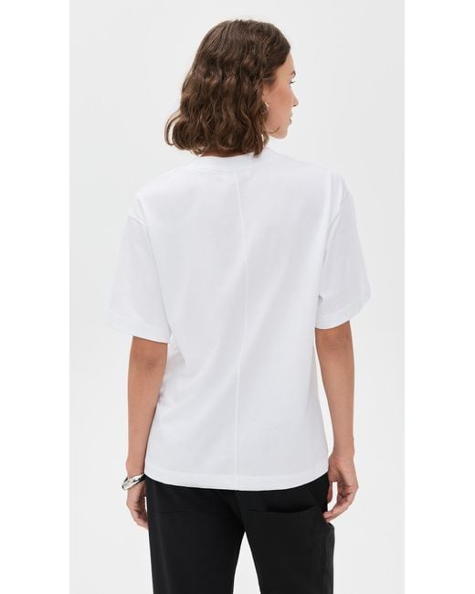 House of Dagmar White Oversized Cotton Tee