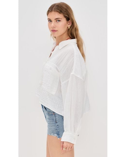 9seed White Formentera Top