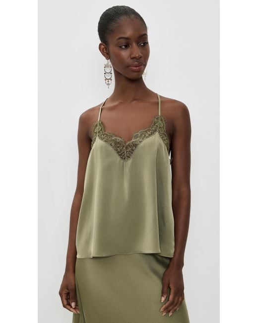 Ba&sh Green Corina Top