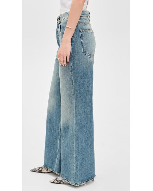 Jamie Haller Blue The Lax Wide Jeans