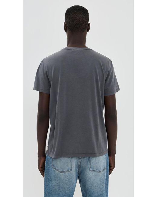 Marine Layer Blue Signature Crew Tee for men