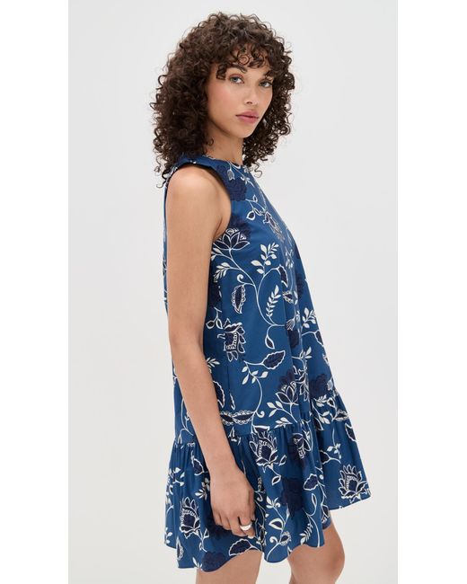 Tanya Taylor Blue Jessie Dress
