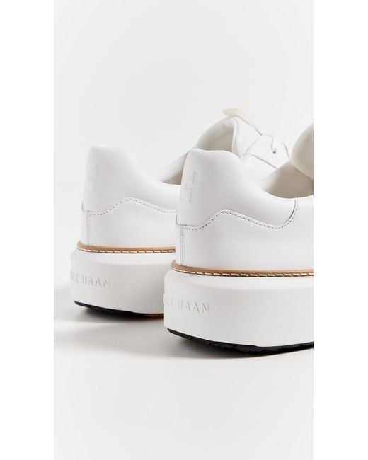 Cole Haan White Grandpro Topspin Golf Shoes for men