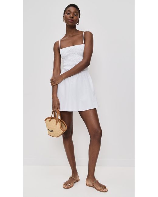 Solid & Striped White The Mini Delta Dress