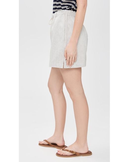 B Sides White Meyer Shorts