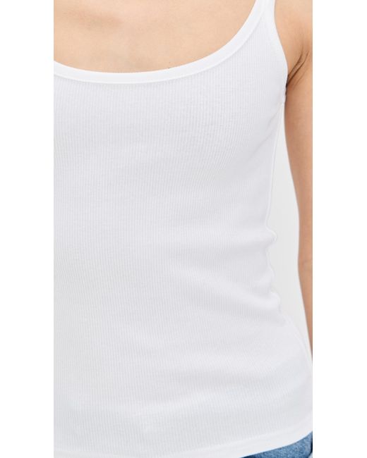 PARKE White Thin Strap Tank