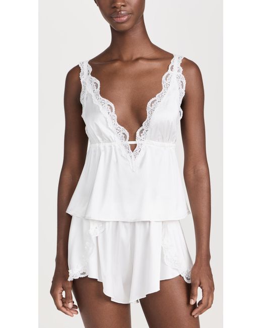 KAT THE LABEL White Murphy Camisole