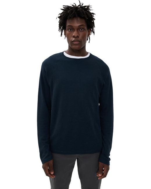 Billy Reid Blue Raglan Crew for men