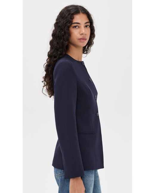 ALIGNE Blue Daphne Waisted Blazer