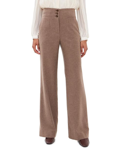 Veronica Beard Natural Marbeau Pants