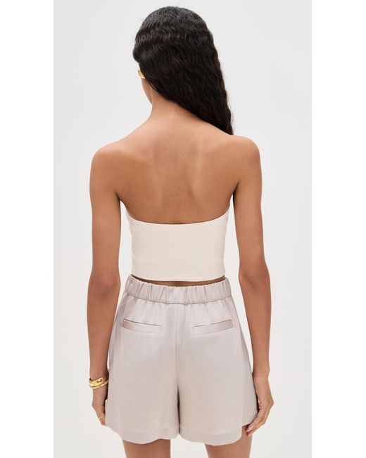 Susana Monaco Black Essential Tube Top Crop