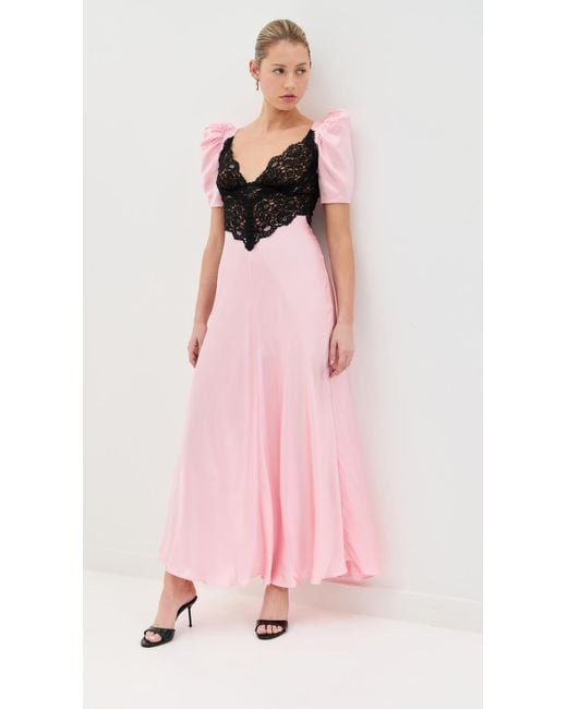 rodarte pink dress Flower Detail Sequin Halter Gown Rodartes dress feels feminine and romantic with its tonal pink blooming motif Women's Sequined Floral Halter Cocktail
