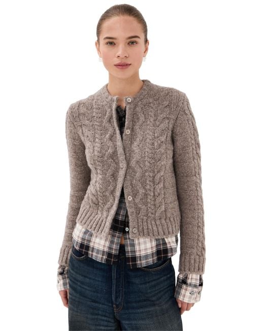 Yak Cotton Flannel Cardigan