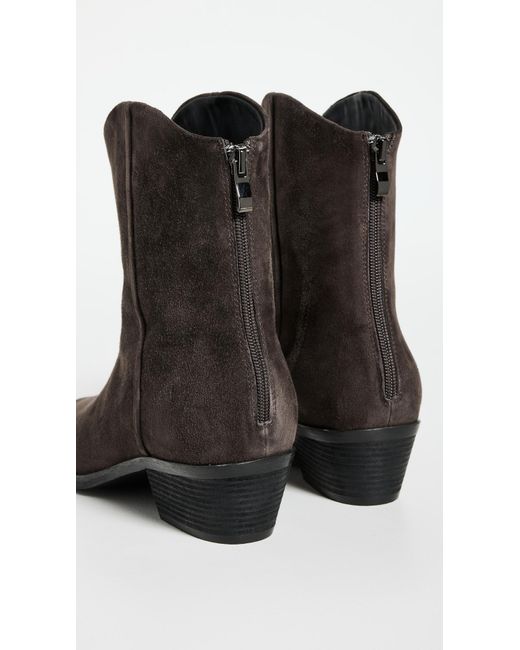 Black Suede Studio Black Reed Boots