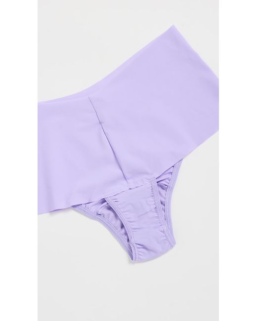 Hanky Panky Blue Breathe High Rise Thong 3 Pack Back/taupe/wisteria