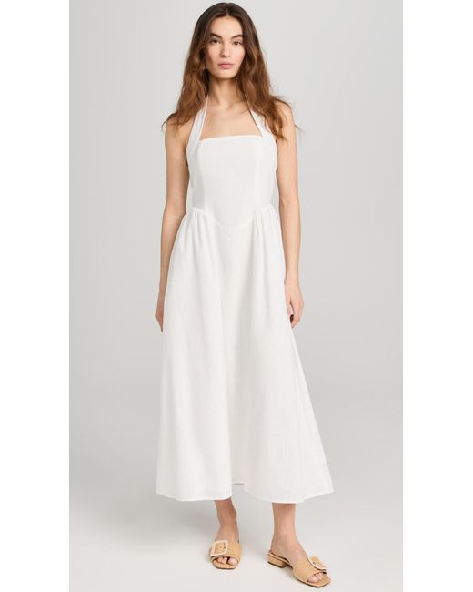 Seven Wonders White Ockea Ong Midi Dress