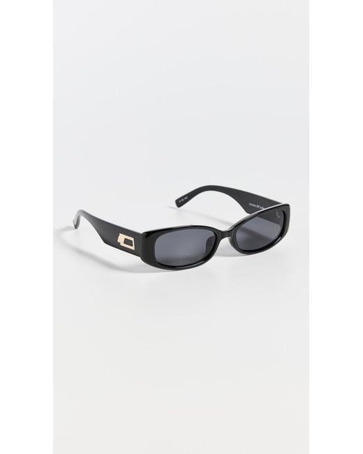 Le Specs Black Starlight Sunglasses