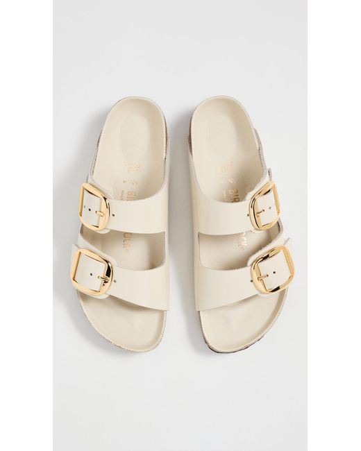 birkenstock white arizona big buckle
