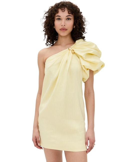 Aje. Women's Orange Cira Mini Dress