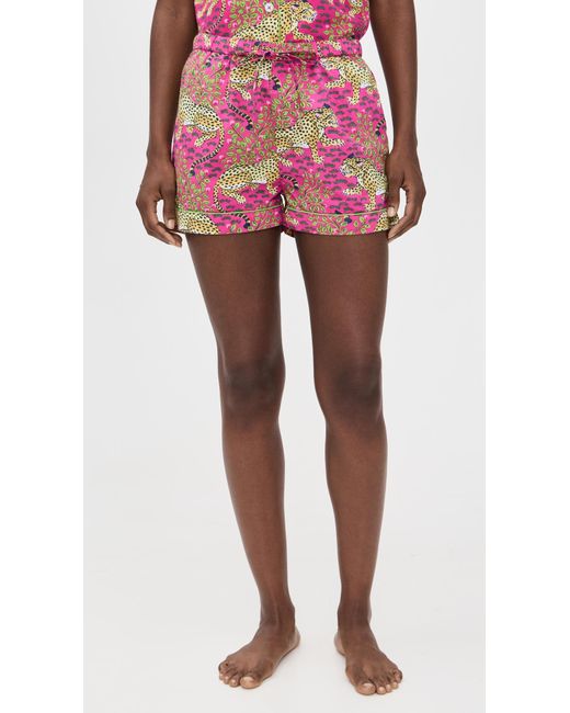 Printfresh Red Bagheera Shorts Pj Set