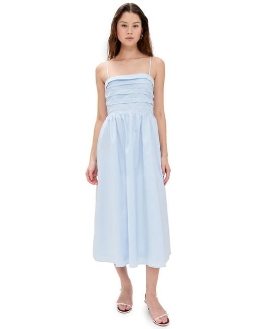 Wayf Sammie Dress in Blue | Lyst