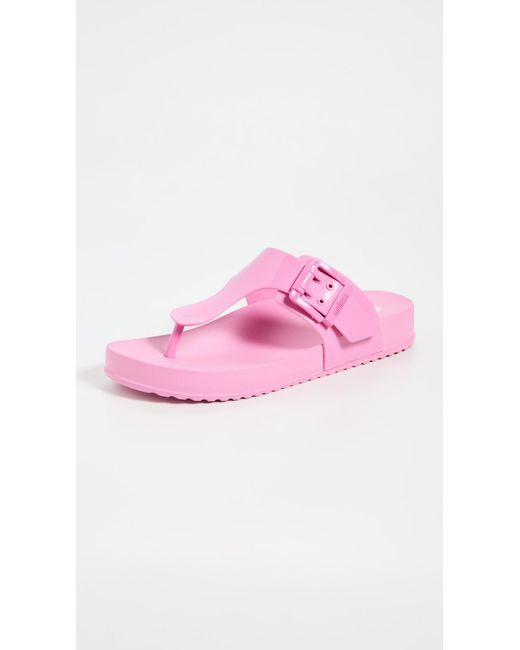 Melissa Pink Cozy Jelly Flip Flops
