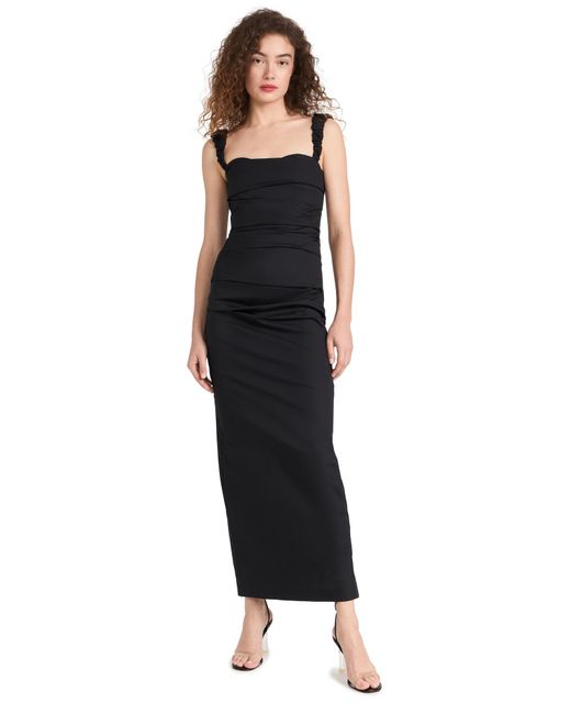 Sir. The Label Black Azul Balconette Gown P