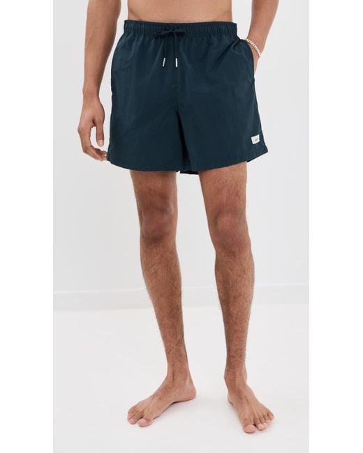 Bather Blue Solid Swim Trunks 5 for men
