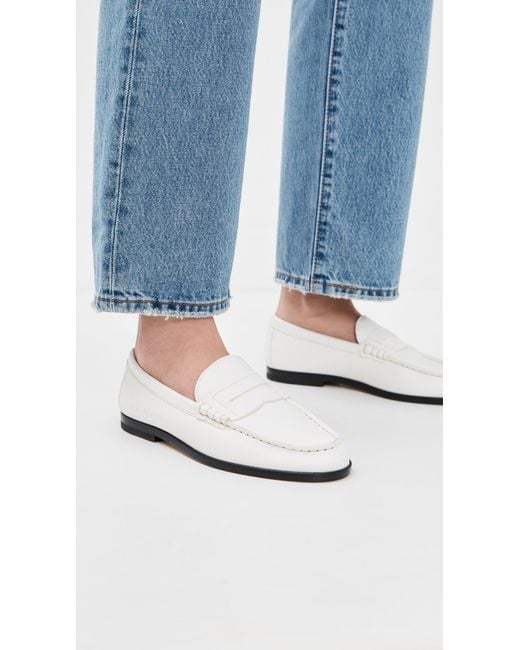 Common Projects White Soft Loafers