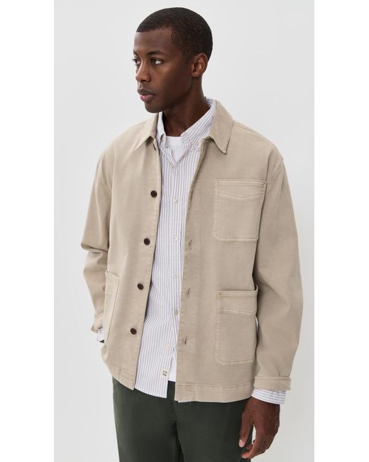 Fair Harbor Natural Seaport Chore Jacket for men