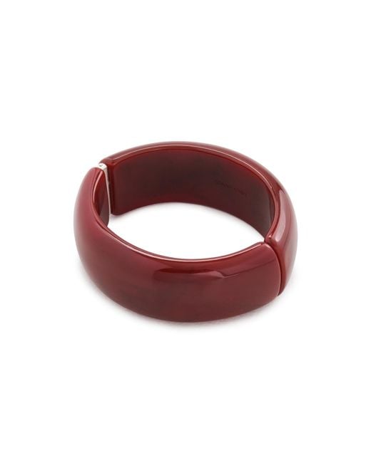 Shashi Brown Oval Hinge Bangle Bracelet