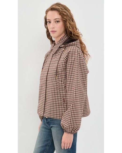 Barbour Brown Audrey Showerproof Jacket