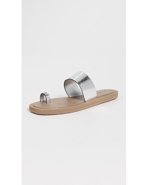 Tory Burch Black Toe Ring Flip Flops
