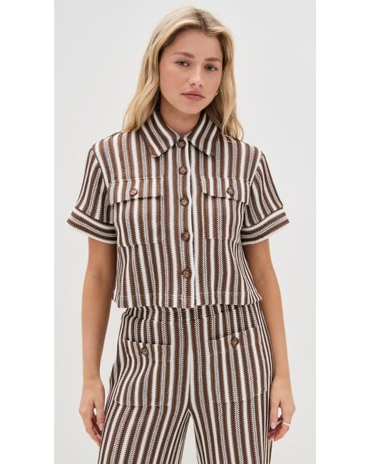 Veronica Beard Multicolor Bouvier Top