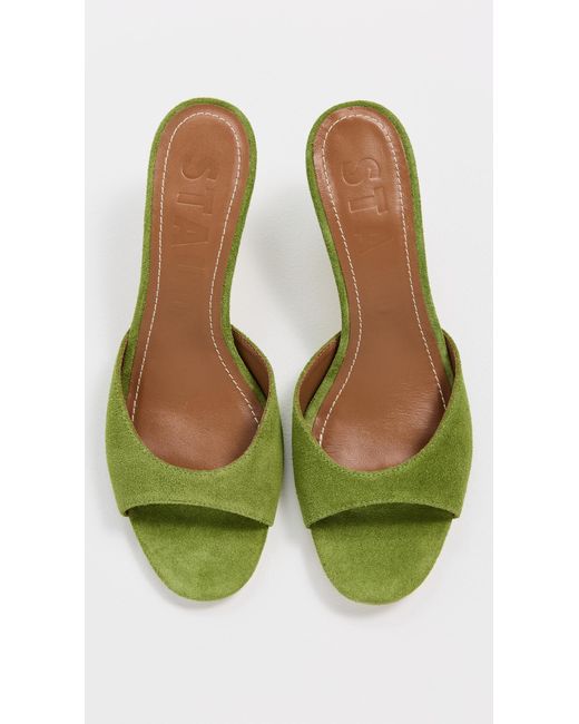 Staud Green Brigitte Mules