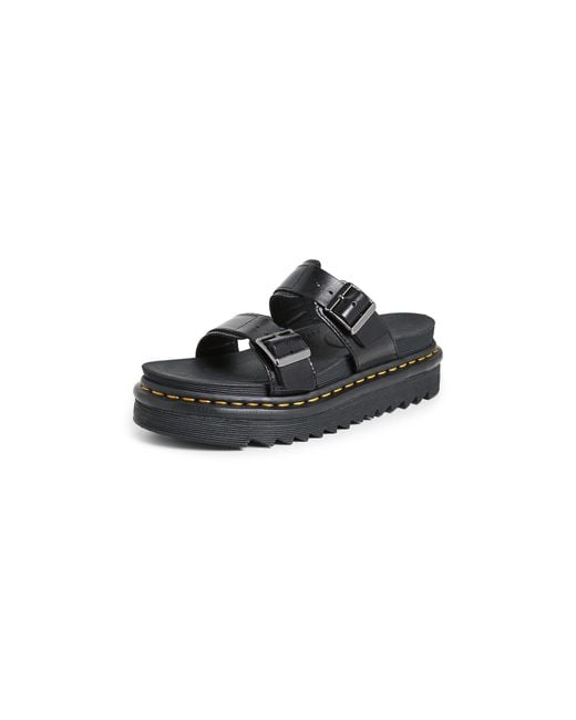 Dr. Martens Black Myles Boots, Leather
