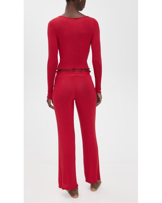 Honeydew Intimates Red Loso Pj Set