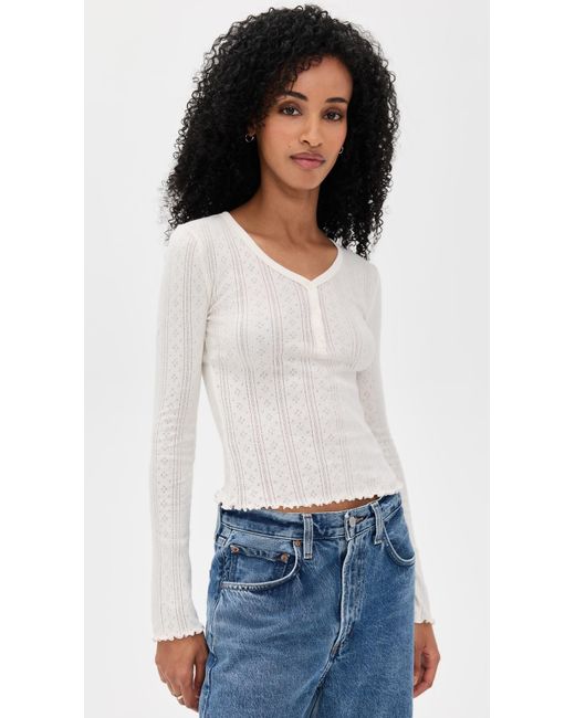 DAZE White Bunny Top