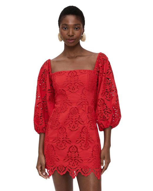 Cara Cara Red Montauk Dress