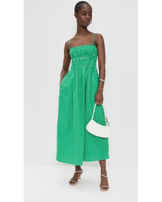pistola bianca midi dress Pistola - Bianca Shirred Bodice Dress