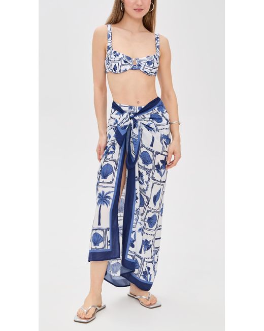 MINKPINK Blue Sylvie Bra Bikini Top