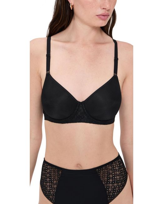 Natori Black Harmony Smooth Back Underwire Bra